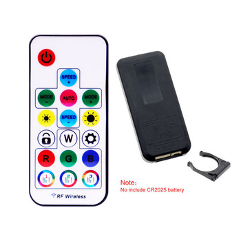 WS2812B WS2811 Led Strip 17 Keys RF Pixels Remote Led Music Controller USB/DC With 358 Modes DC5-24V