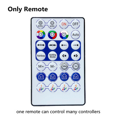 ZENGGE APP Pixel RGB Bluetoothi muusikakontroller USB DC 5V 12V 24V WS2811 WS2812B SK6812 RGB RGBW adresseeritava LED-ribavalgusti jaoks