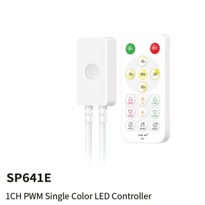 2,4G kaugjuhtimispuldi SP64XE kontrolleri komplekt SPI-pikslite või 5-kanalilise PWM LED-valgusriba jaoks COB DIM RGB RGBW CCT WS2812B SK6812 muusika BT 5V-24V