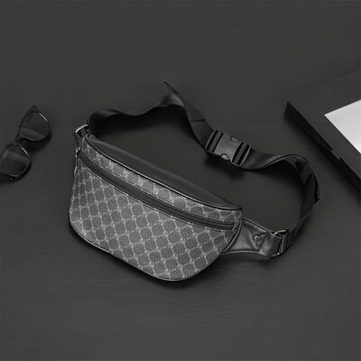 Genți de piept pentru bărbați Genți Fanny Pack multifuncțional Sling Crossbody Genți în aer liber Călărie Sport Alergare Short Trip Pack de talie