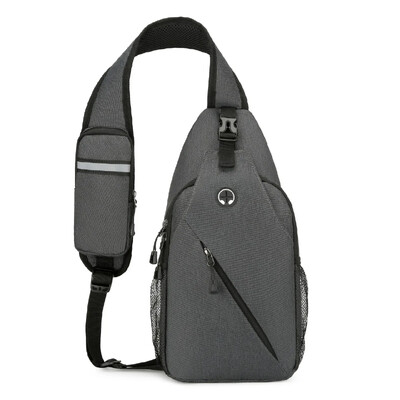 Új alkalmi melltáska férfi mobiltelefon crossbody táska multifunkcionális könnyű kültéri sport válltáska