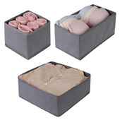 Organizator pliabil pentru lenjerie de corp Cutie de depozitare pentru haine Dulap dulap Organizator șosete Blugi Pantaloni Sistem de organizare Raft pentru dormitor