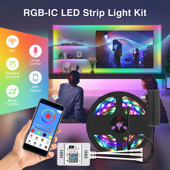 WS2811 WS2812B DC5-24V WiFi LED RGB Controller για Pixel rgb LED Strip Light WS2813 WS2815 SK6812 Magic Home