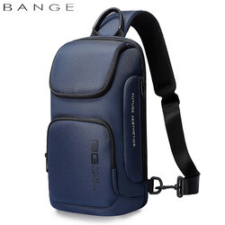 BANGE torba preko ramena za muškarce Prijenosne vodootporne torbe na rame Muška putna torba za prsa za kratka putovanja Prikladna za iPad od 9,7 inča