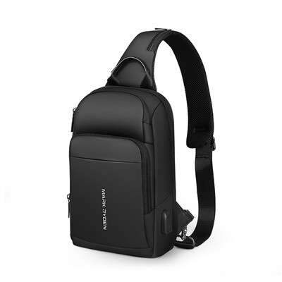 MARKK RYDEN Prsna torba Muška s više džepova Muške torbe Na rame Crossbody Odgovara 9.7 in Ipadu
