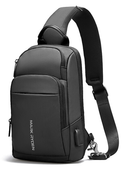 MARKK RYDEN Melltáska Férfi több zsebbel Férfi táskák Vállal keresztezett 9,7 hüvelykes iPadhez
