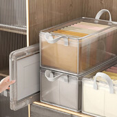 Organizator pliabil pentru depozitare haine dulap din PVC transparent Cutie de depozitare haine pentru lenjerie de corp șosete dulapuri Organizator de haine