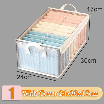 Salokāmu apģērbu organizators Caurspīdīga skapja glabāšanas kaste apakšveļas zeķēm Nerūsējošā tērauda rāmja skapja uzglabāšanas kaste