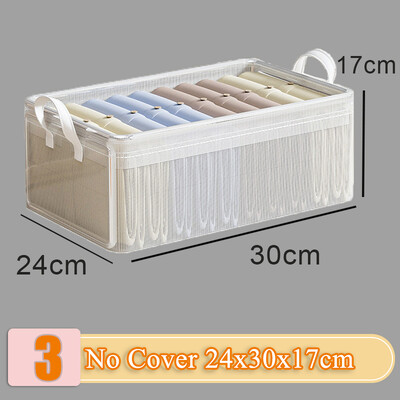 Salokāmu apģērbu organizators Caurspīdīga skapja glabāšanas kaste apakšveļas zeķēm Nerūsējošā tērauda rāmja skapja uzglabāšanas kaste