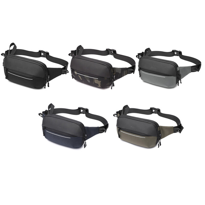 Geantă de umăr extensibilă multifuncțională pentru bărbați, impermeabilă, de călătorie, cu sling, pachet Messenger Pack pentru piept pentru bărbați