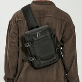 Vīriešu krosa soma, moderna, lielas ietilpības krūšu soma, jaunatnes darba spējas plecu soma, personalizēta maza mugursoma