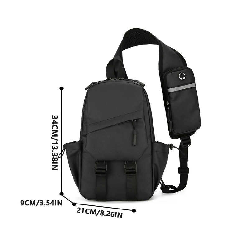 Modna torba za rame, ženski ruksak na tregere, kosi bodi, raznobojna najlonska torba za novi par