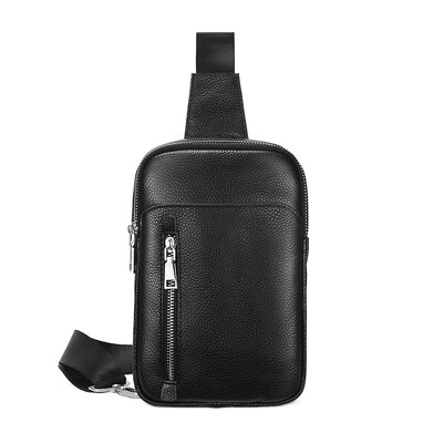 Mala torbica od prave kože za muškarce i žene, putna prsa preko ramena za sportove na otvorenom