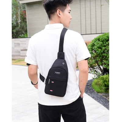 2023. gada jauna krūšu soma Jauna, vienkārša neilona modes ūdensizturīga viena pleca soma