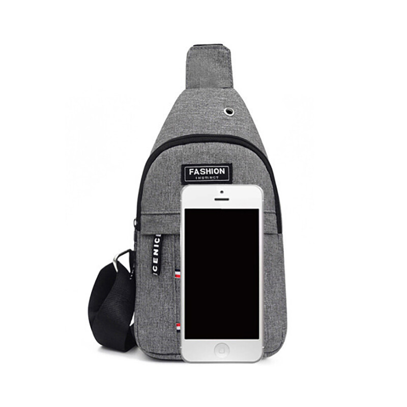 2023. gada jauna krūšu soma Jauna, vienkārša neilona modes ūdensizturīga viena pleca soma