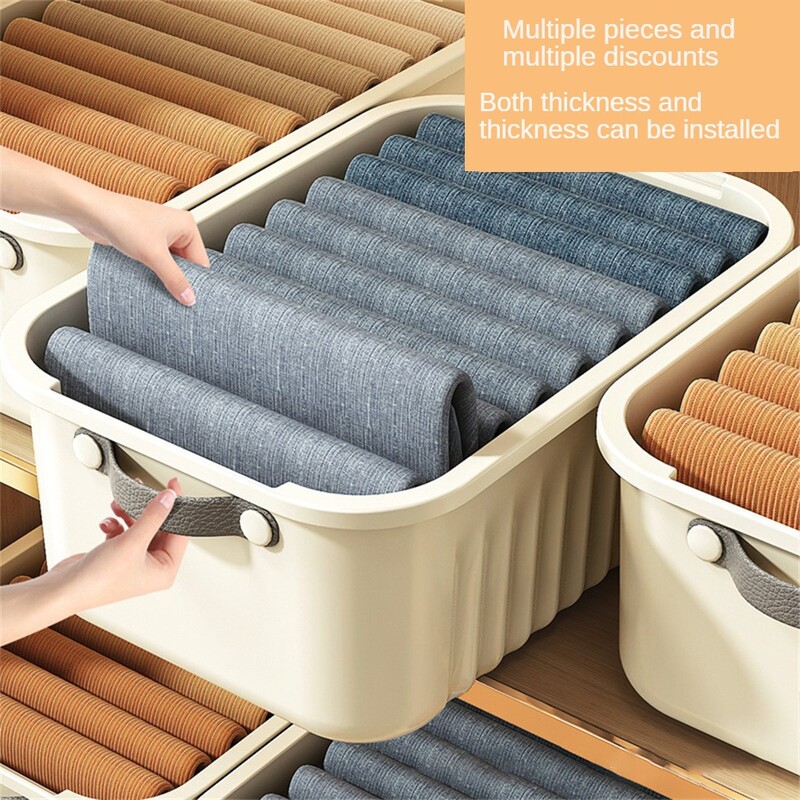 Čvrsta prekrivena kutija za pohranu 1 paket Kutija za pohranu u kućanstvu Alat za pohranu Otporan na prašinu s poklopcem Plastična kutija s materijalom za pokrivanje