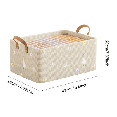 Organizator za pohranu odjeće Svestrani ormari Spremnik za odjeću s ručkom i čeličnim okvirom, zadebljani, sklopivi za kućnu garderobu