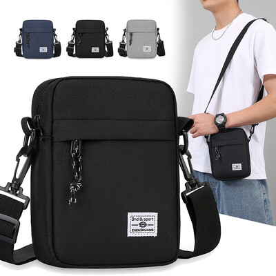 Mini geantă crossbody pentru bărbați Geantă mică de umăr pentru bărbați Rucsac mic diagonală pentru bărbați Geantă pentru telefon ușor Messenger Bag pentru piept Fanny