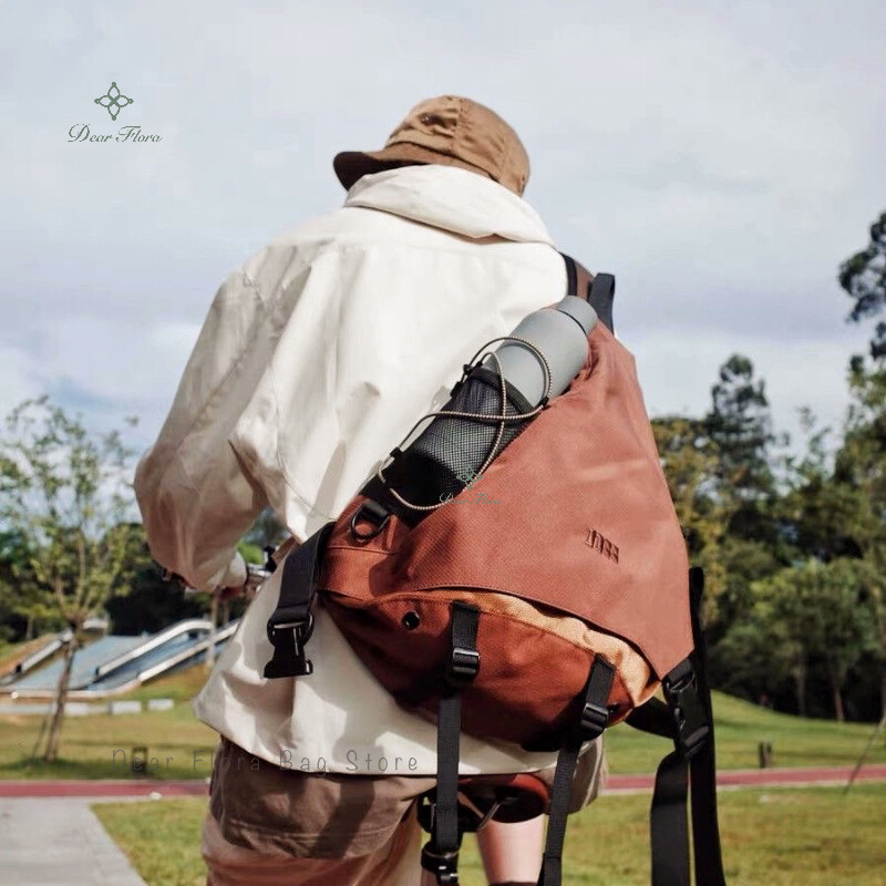 Jauna Y2k pārnēsājama viegla neilona Crossbody soma Moderna mugursoma ceļojumu plecu soma ikdienišķa mugursoma āra sporta unisex krūšu somām