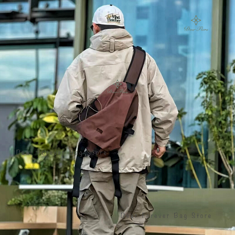 Jauna Y2k pārnēsājama viegla neilona Crossbody soma Moderna mugursoma ceļojumu plecu soma ikdienišķa mugursoma āra sporta unisex krūšu somām