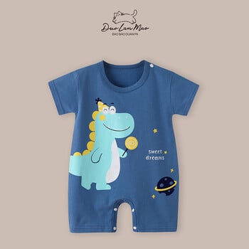 2023 Baby Toddler Romper Summer Νέο Κορεάτικο στυλ Βρεφικό Boy Slim κοντομάνικο Βρεφικό κοριτσάκι One Piece Romper