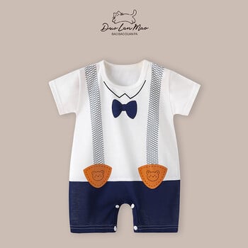 2023 Baby Toddler Romper Summer Νέο Κορεάτικο στυλ Βρεφικό Boy Slim κοντομάνικο Βρεφικό κοριτσάκι One Piece Romper