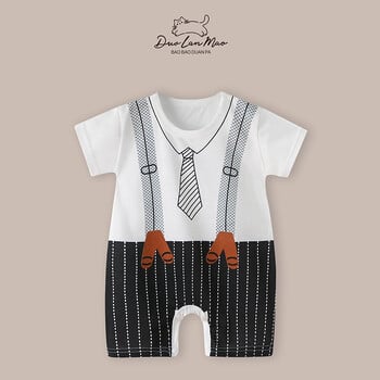 2023 Baby Toddler Romper Summer Νέο Κορεάτικο στυλ Βρεφικό Boy Slim κοντομάνικο Βρεφικό κοριτσάκι One Piece Romper