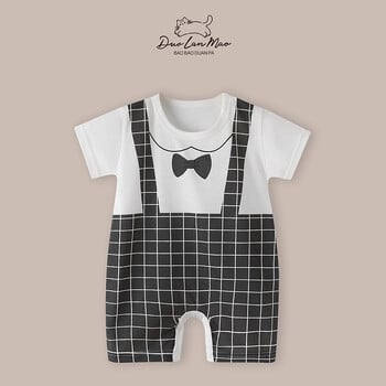 2023 Baby Toddler Romper Summer Νέο Κορεάτικο στυλ Βρεφικό Boy Slim κοντομάνικο Βρεφικό κοριτσάκι One Piece Romper