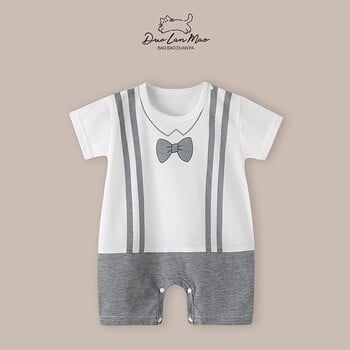 2023 Baby Toddler Romper Summer Νέο Κορεάτικο στυλ Βρεφικό Boy Slim κοντομάνικο Βρεφικό κοριτσάκι One Piece Romper