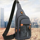 Sport férfi válltáska kültéri Crossbody táska Oxford szövet férfi melltáska nagy kapacitású mellkasi csomag alkalmi táska