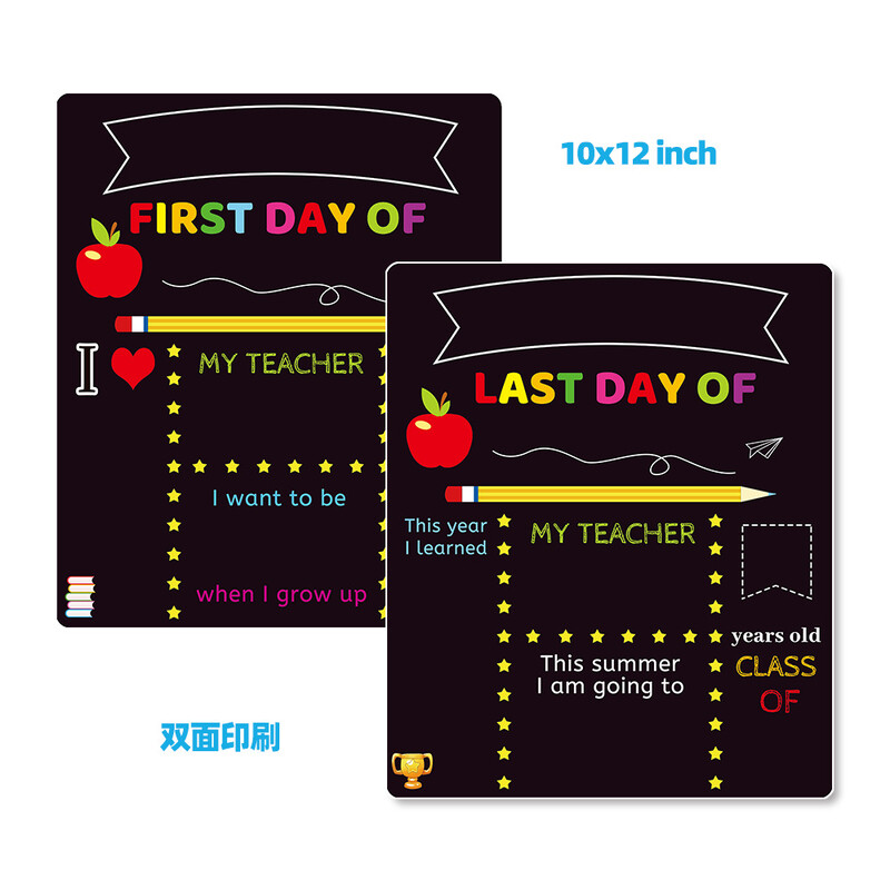 Vaikų baigimo nuotraukos pakabinamas ženklas kūrybinis spausdinimas mokyklos rašymo skelbimų lentos mokinių atidarymo lenta