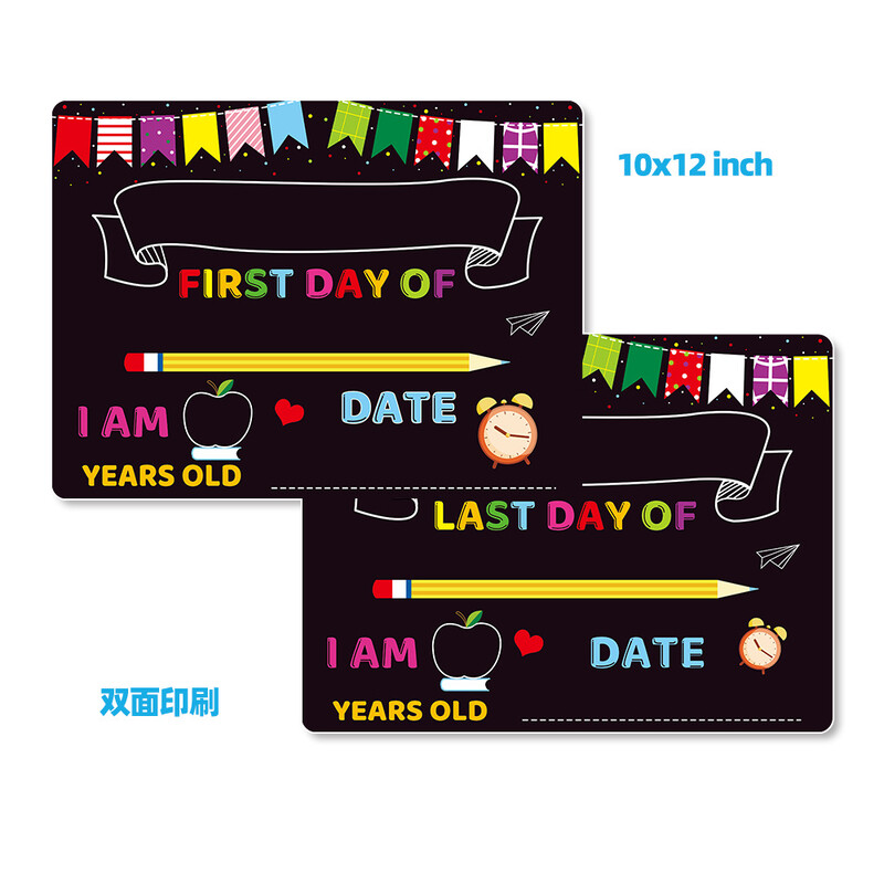 Vaikų baigimo nuotraukos pakabinamas ženklas kūrybinis spausdinimas mokyklos rašymo skelbimų lentos mokinių atidarymo lenta