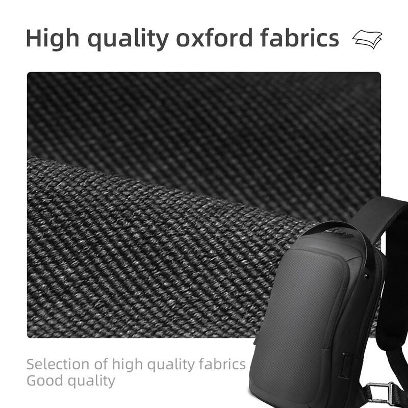 HK lielas ietilpības Crossbody plecu soma vīriešiem biznesa krūšu somas iederas 11 collu spilventiņu ceļojumu somā ar USB uzlādes pieslēgvietu