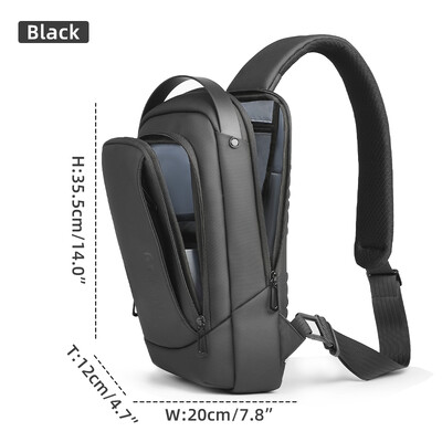 Heroic Knight Višenamjenska torba za prsa Vodootporna muška torba za poruke preko ramena Putna torba velikog kapaciteta za 11" Ipad