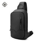 HK ūdensnecaurlaidīgas krūšu somas lielas ietilpības Crossbody somas vīriešiem un sievietēm Oksfordas modernas daudzfunkcionālas vīriešu plecu somas ar USB