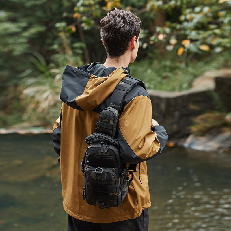 Τσάντα στήθους Τηλέφωνο αποθήκευσης Shoulder Outdoor Sports Αδιάβροχο Molle Tactical Wear-Resistant Backpack Mini Bags Crossbody Bolsas