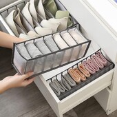 Organizator de haine Dulap pliabil Organizator de sertare pentru haine Cutie organizatoare de îmbrăcăminte din plasă respirabilă pentru șosete Lenjerie intima