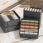 Kutija za pohranu donjeg rublja Višenamjenske čarape za kućanstvo Gaće Organizator grudnjaka Ladica za sortiranje donjeg rublja Rešetka Kutija za pohranu pregrada