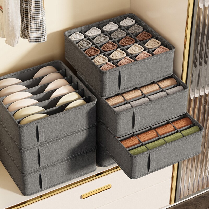 Kutija za pohranu donjeg rublja Višenamjenske čarape za kućanstvo Gaće Organizator grudnjaka Ladica za sortiranje donjeg rublja Rešetka Kutija za pohranu pregrada