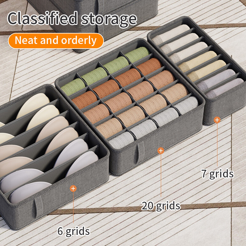 Kutija za pohranu donjeg rublja Višenamjenske čarape za kućanstvo Gaće Organizator grudnjaka Ladica za sortiranje donjeg rublja Rešetka Kutija za pohranu pregrada