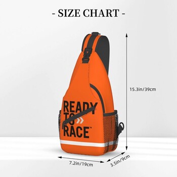 Racing Sport Motorcycle Rider Ready To Race Sling Crossbody раница Мъжки чанти през рамо Ракди за пътуване