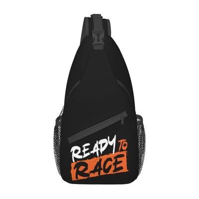 Racing Sport Motocicletă gata de cursă Sling Crossbody Rucsac Bărbați Genți de piept de umăr pentru călătorii