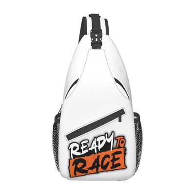 Racing Sport Motocicletă gata de cursă Sling Crossbody Rucsac Bărbați Genți de piept de umăr pentru călătorii