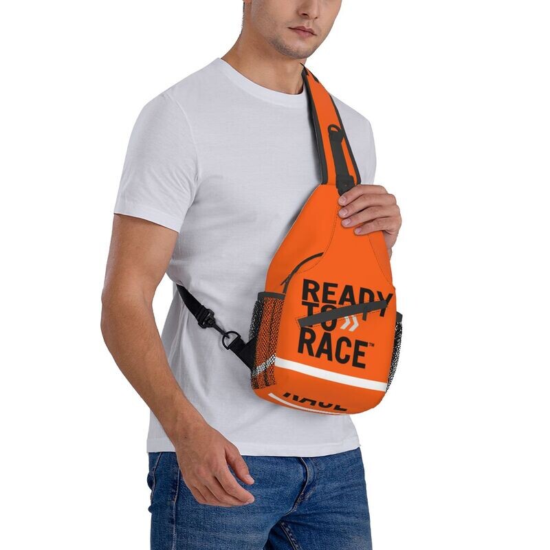 Racing Sport Motocicletă gata de cursă Sling Crossbody Rucsac Bărbați Genți de piept de umăr pentru călătorii