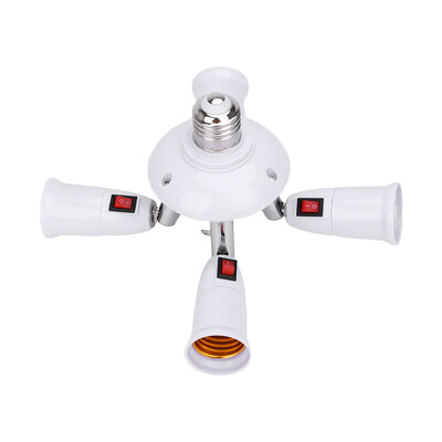 E27 4 3 in 1/2 in 1/ 4/in1 LED spuldzes pārveidotāja ligzdas adaptera lampas turētāja pamatnes pārveidotājs mājas apgaismojuma piederumiem