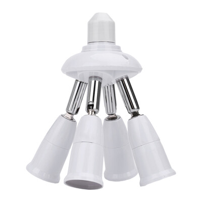 E27 4 3 in 1/2 in 1/ 4/in1 LED spuldzes pārveidotāja ligzdas adaptera lampas turētāja pamatnes pārveidotājs mājas apgaismojuma piederumiem