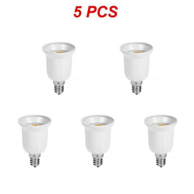 1~10PCS Μετατροπέας E14 TO E27 Πρίζα μετατροπής προσαρμογέα πυρίμαχη υποδοχή λαμπτήρων Υλικό υψηλής ποιότητας πυρίμαχη υποδοχή