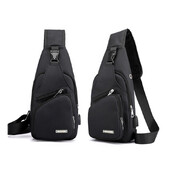 2024 Νέες ανδρικές τσάντες Tide Τσάντες μόδας Τσάντες ώμου Εξωτερική επιχείρηση Τσάντα χιαστί Φοιτητικά αγόρια Τσάντα στήθους μεγάλης χωρητικότητας