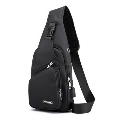 2024 Νέες ανδρικές τσάντες Tide Τσάντες μόδας Τσάντες ώμου Εξωτερική επιχείρηση Τσάντα χιαστί Φοιτητικά αγόρια Τσάντα στήθους μεγάλης χωρητικότητας