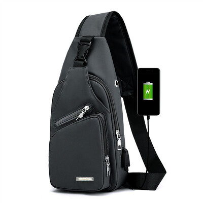 2024 Νέες ανδρικές τσάντες Tide Τσάντες μόδας Τσάντες ώμου Εξωτερική επιχείρηση Τσάντα χιαστί Φοιτητικά αγόρια Τσάντα στήθους μεγάλης χωρητικότητας